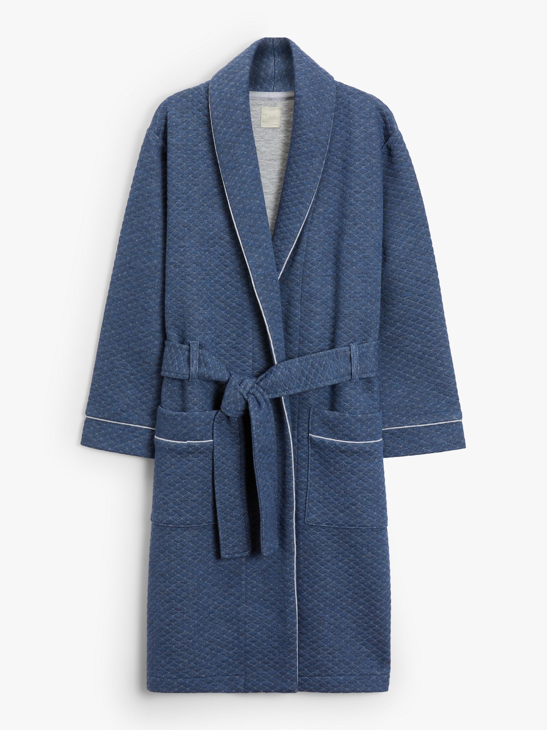 Image of John Lewis and Partners Boys Classic Robe Blue