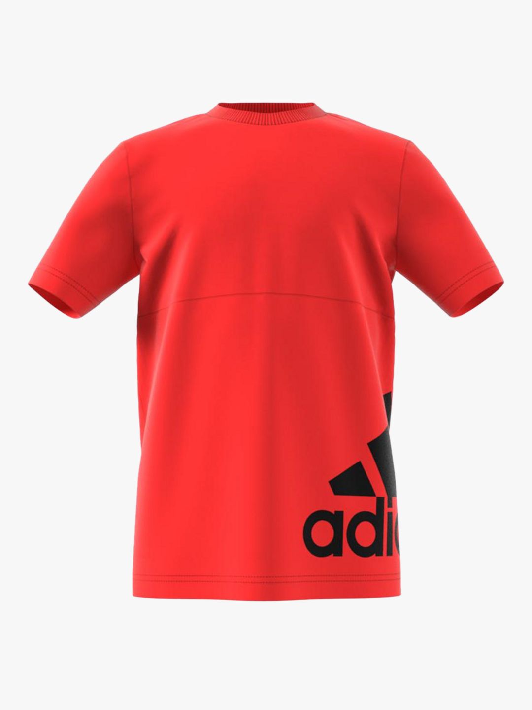 Image of adidas Boys Logo Training TShirt Red