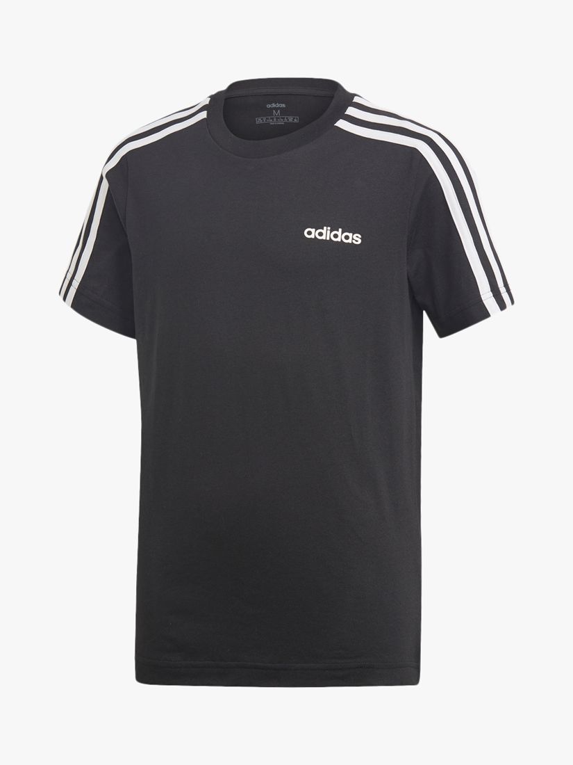 Image of adidas Boys 3 Stripe Sleeve TShirt