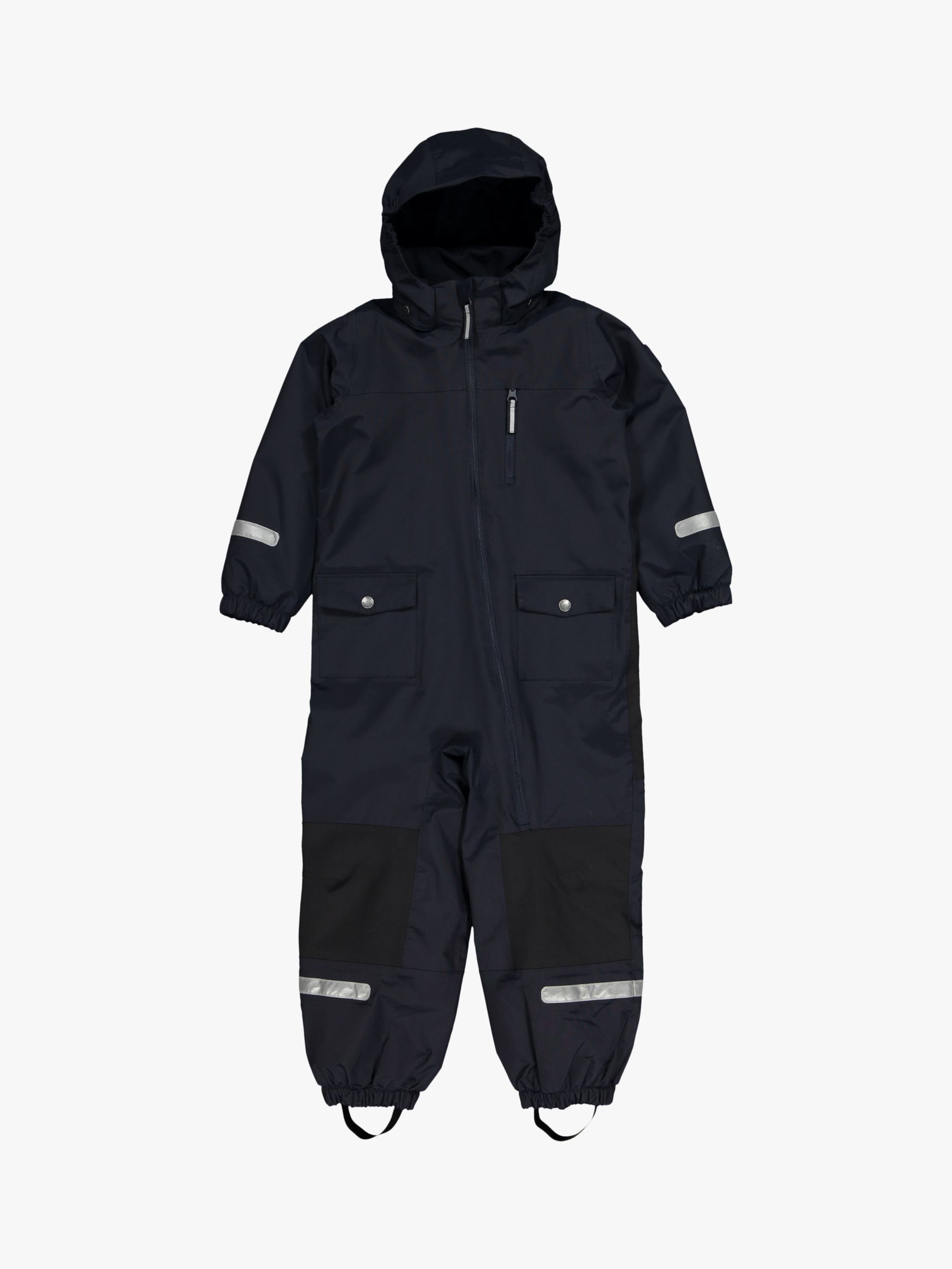 Image of Polarn O Pyret Childrens Waterproof Shell Overall Dark Sapphire