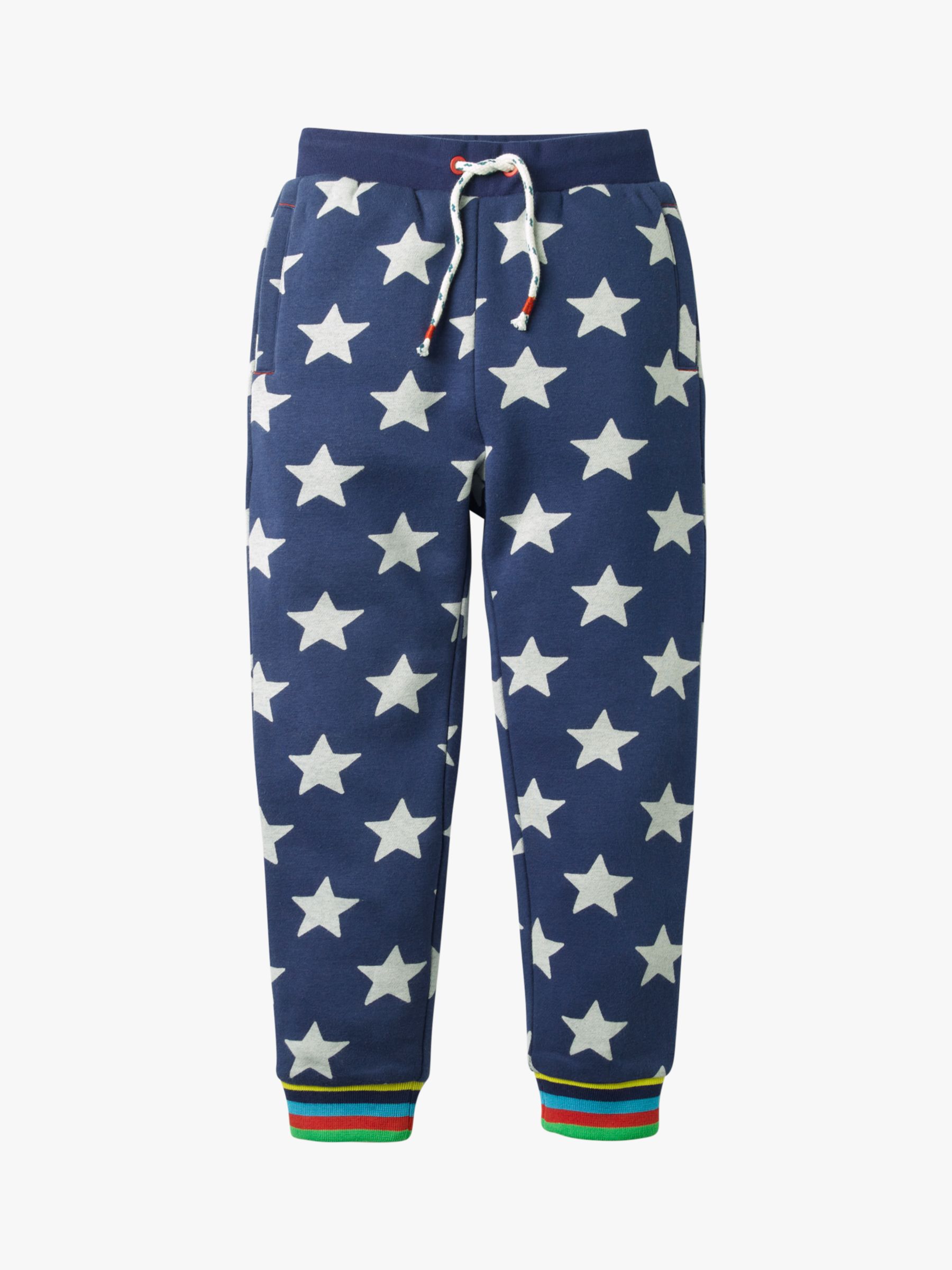 Image of Mini Boden Boys Star Jersey Joggers College Navy