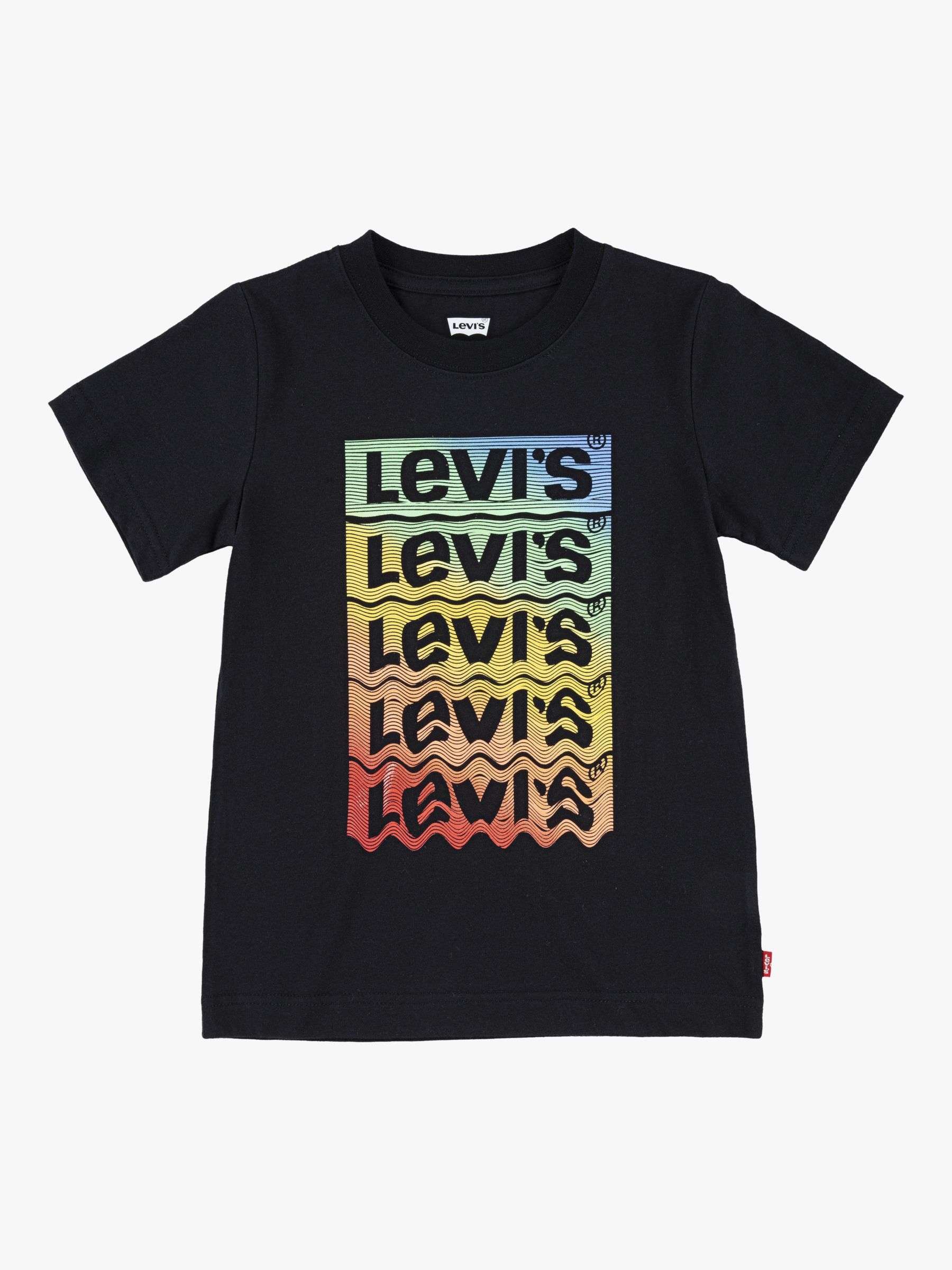Image of Levis Boys Graphic Logo TShirt Black