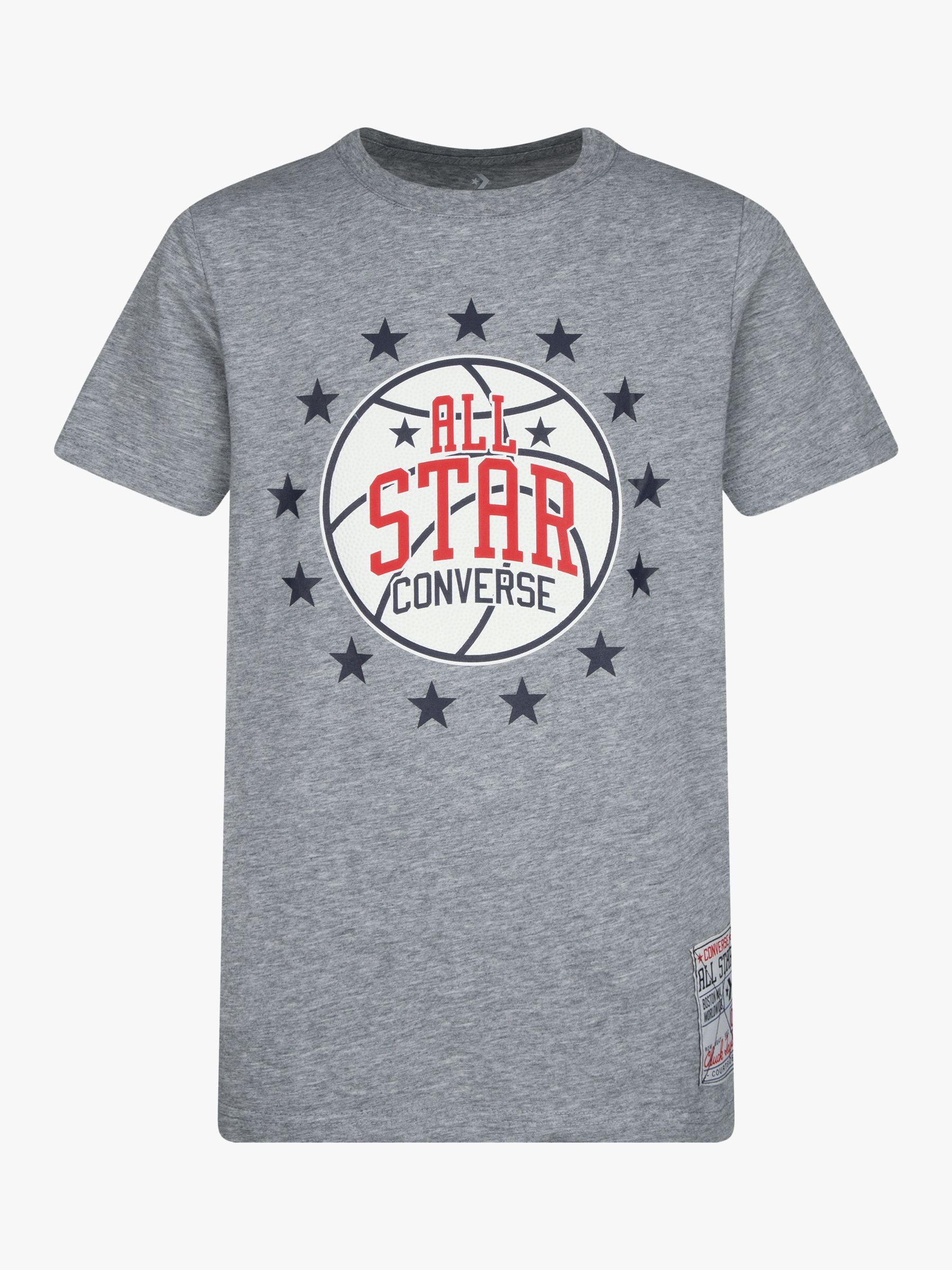 Image of Converse Boys All Star Short Sleeve TShirt Grey