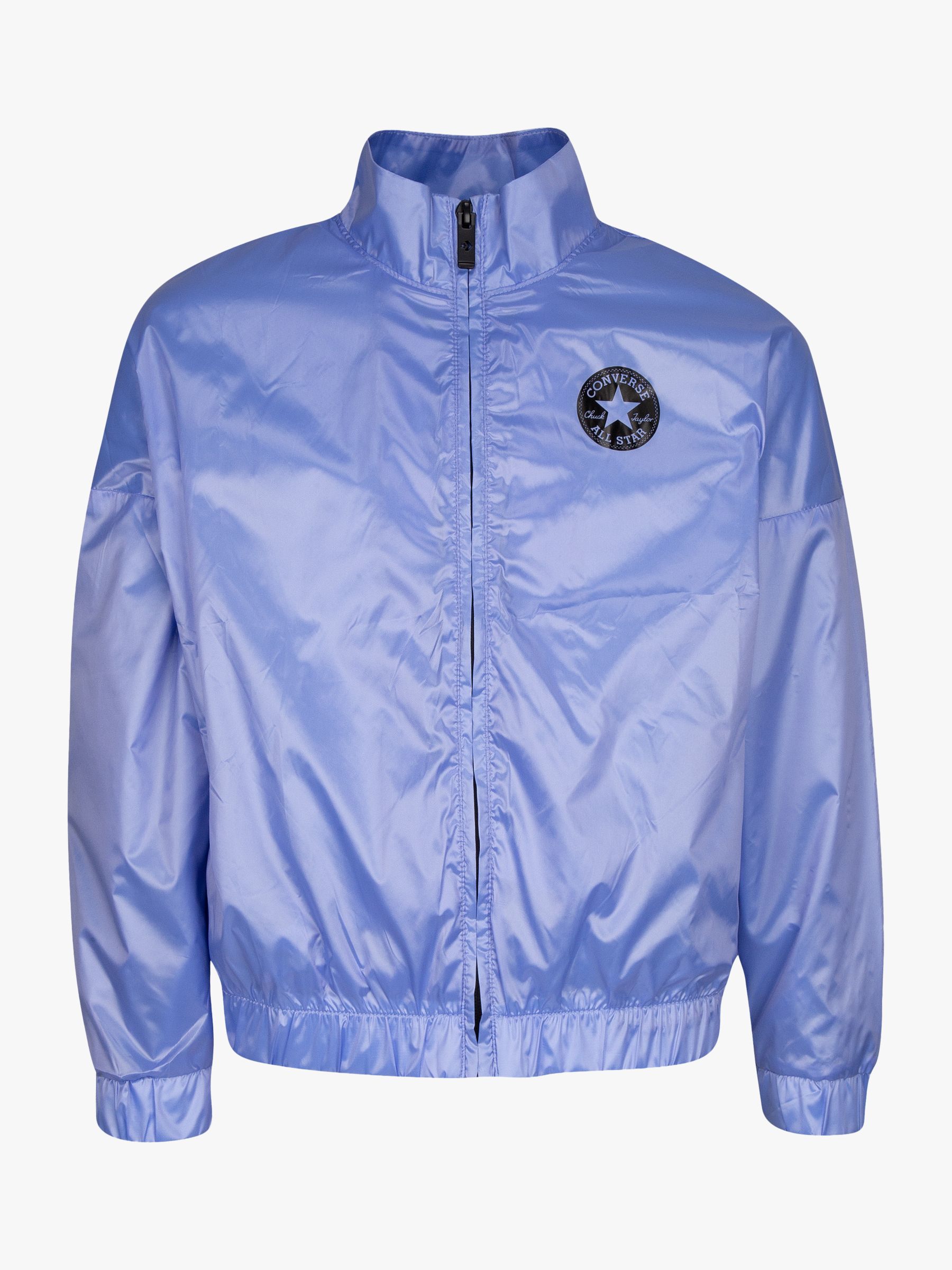 Image of Converse Girls TwoTone Twill Track Jacket Blue Violet