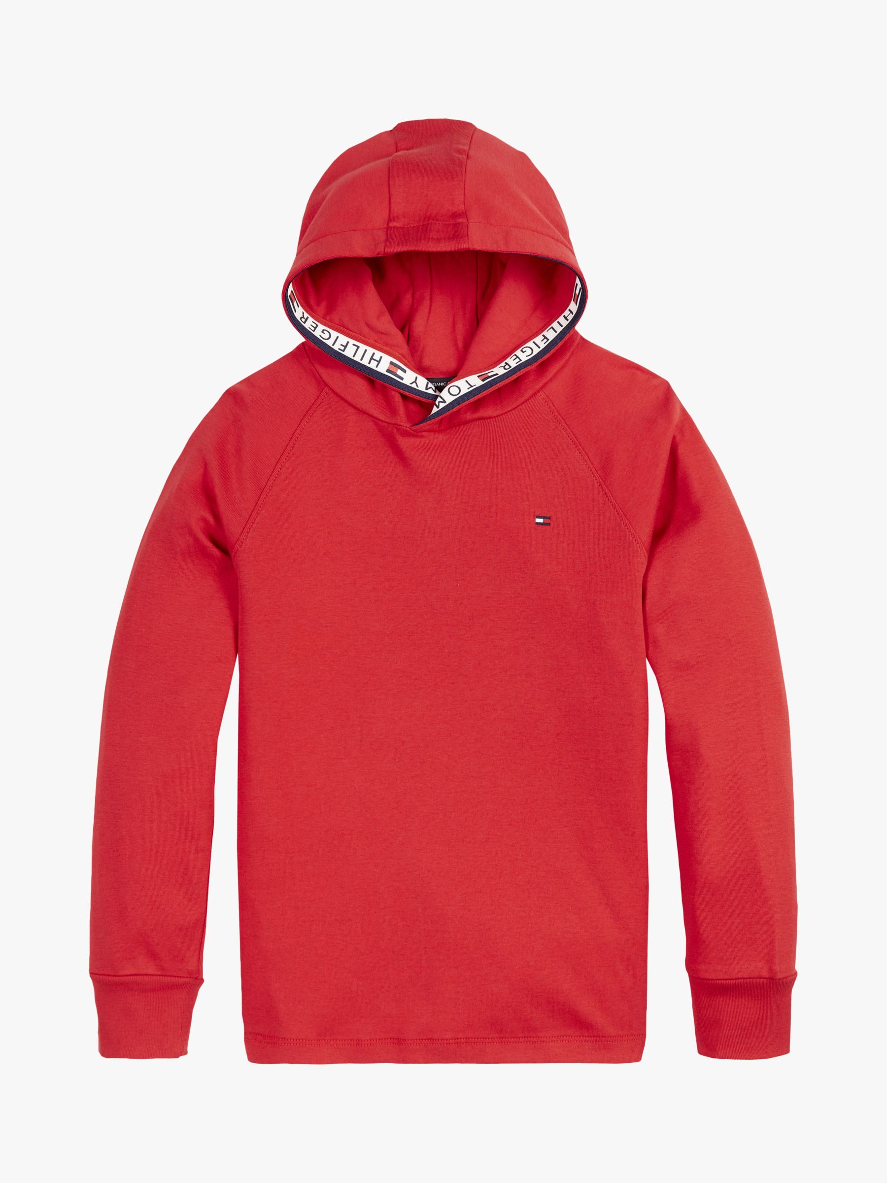 Image of Tommy Hilfiger Boys Organic Cotton Logo Tape Hoodie