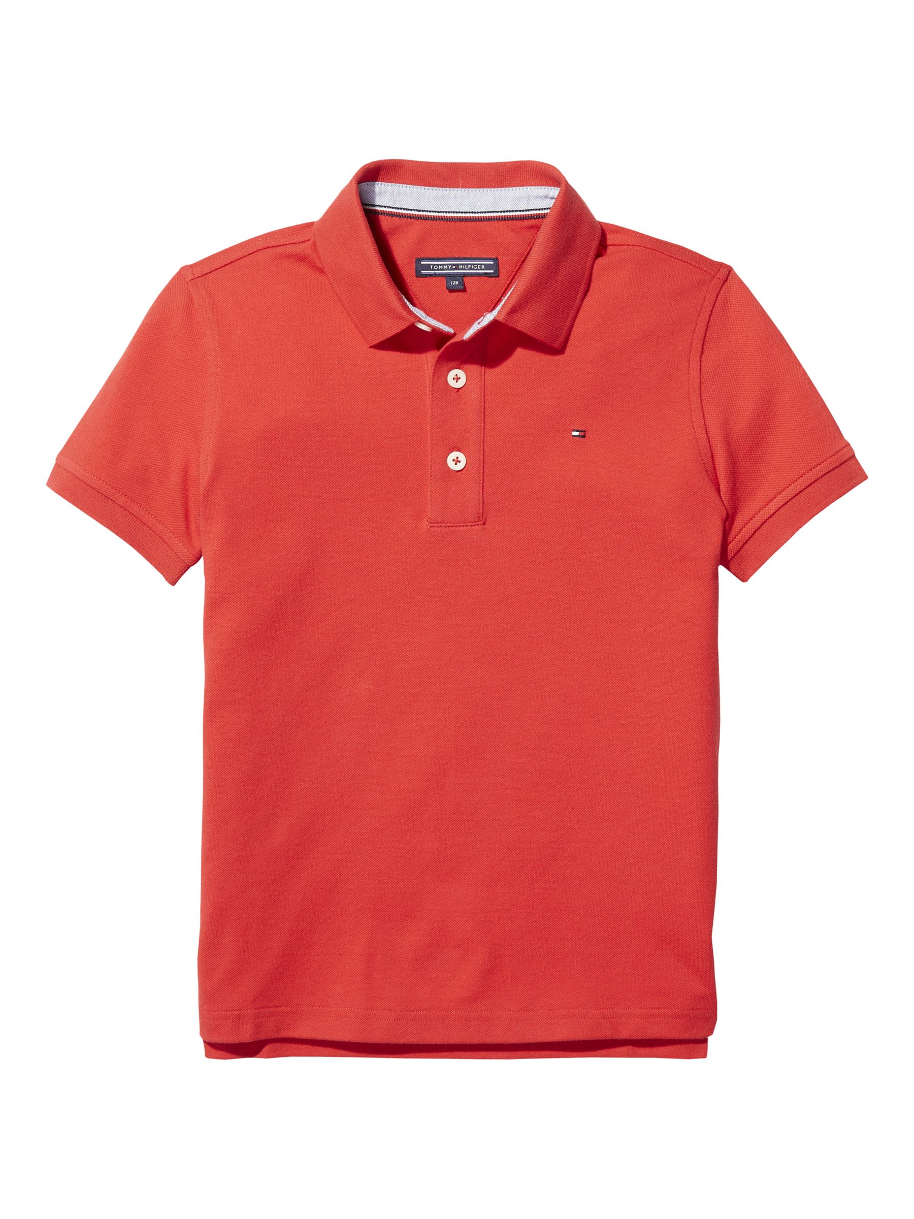 Image of Tommy Hilfiger Boys Organic Cotton Short Sleeve Polo Shirt