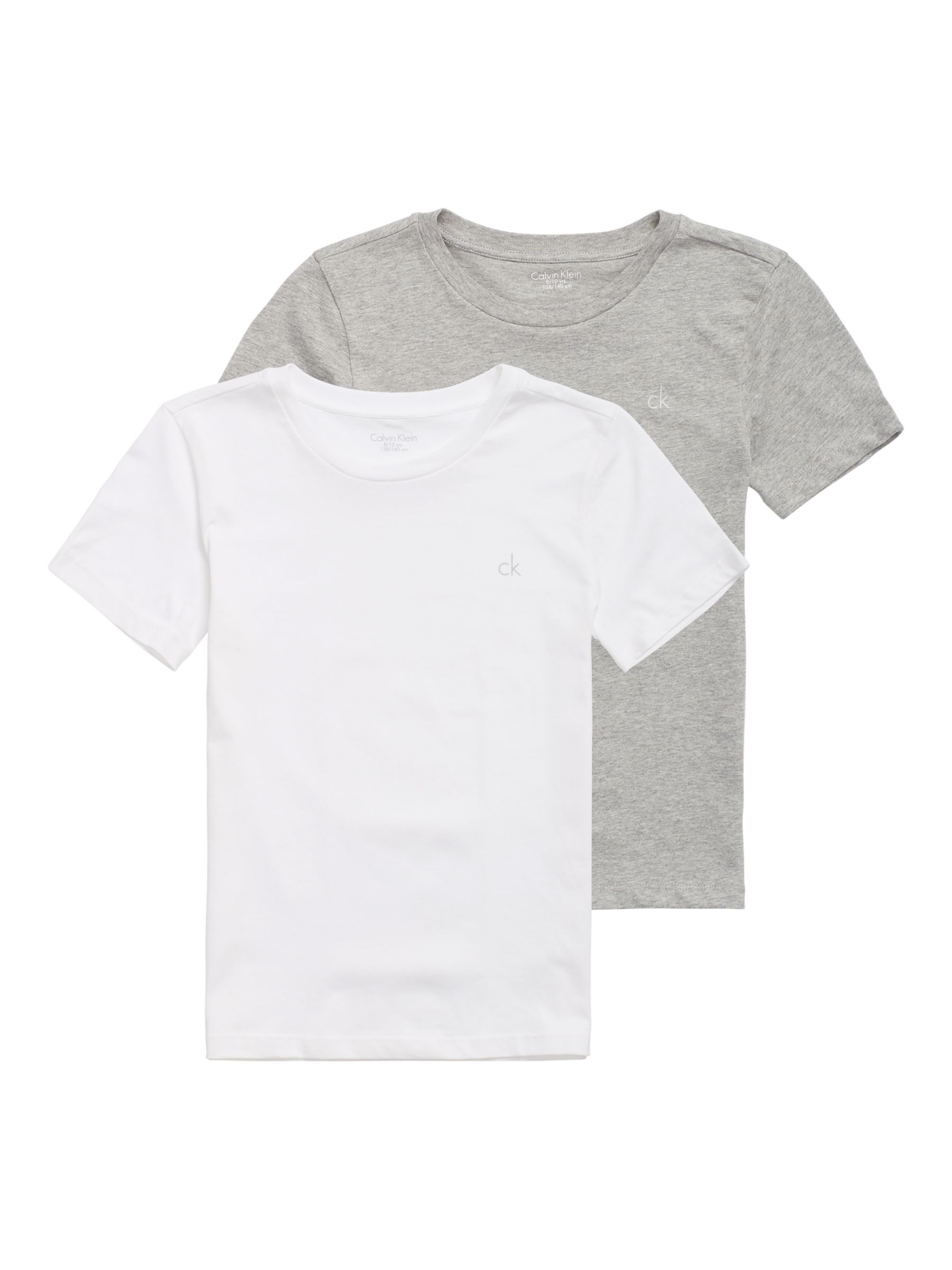 Image of Calvin Klein Boys Short Sleeve TShirts Pack of 2 WhiteRed