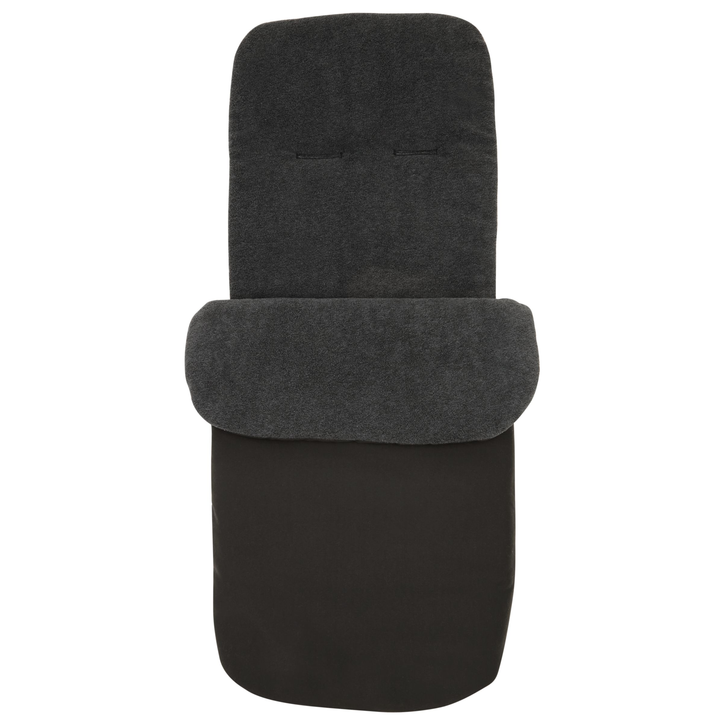 Image of John Lewis and Partners Baby Footmuff BlackCharcoal