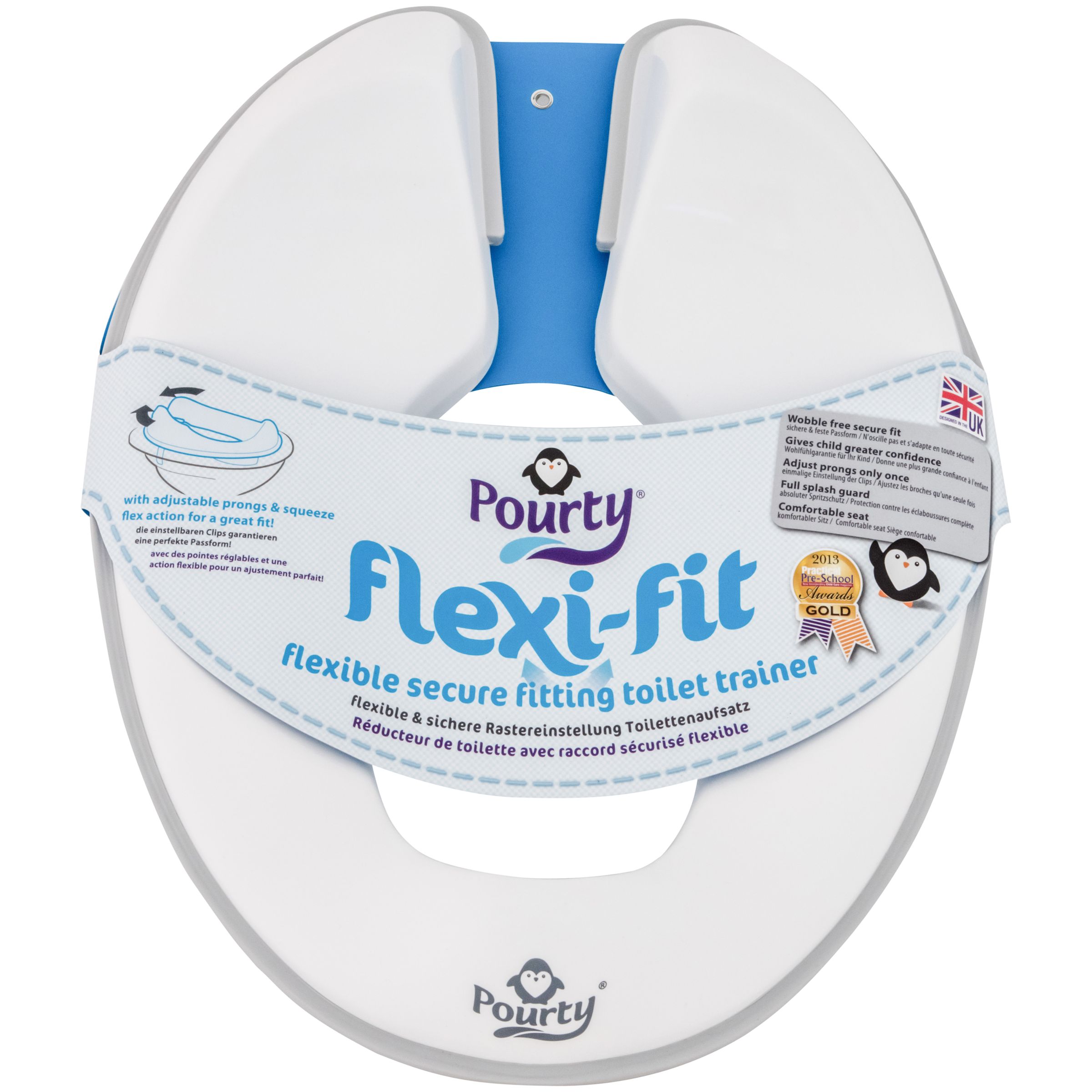 Image of Pourty FlexiFit Toilet Trainer Grey