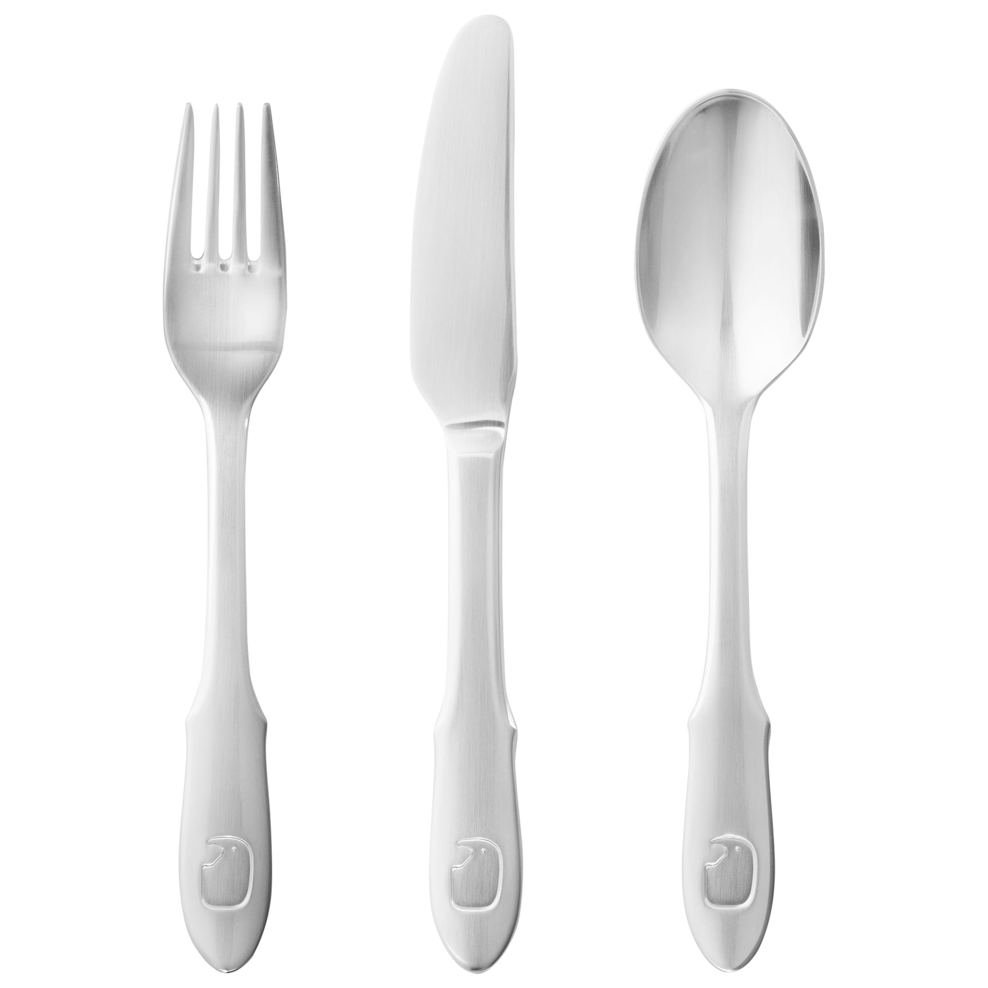 Image of Georg Jensen Elephant Childrens Cutlery Set