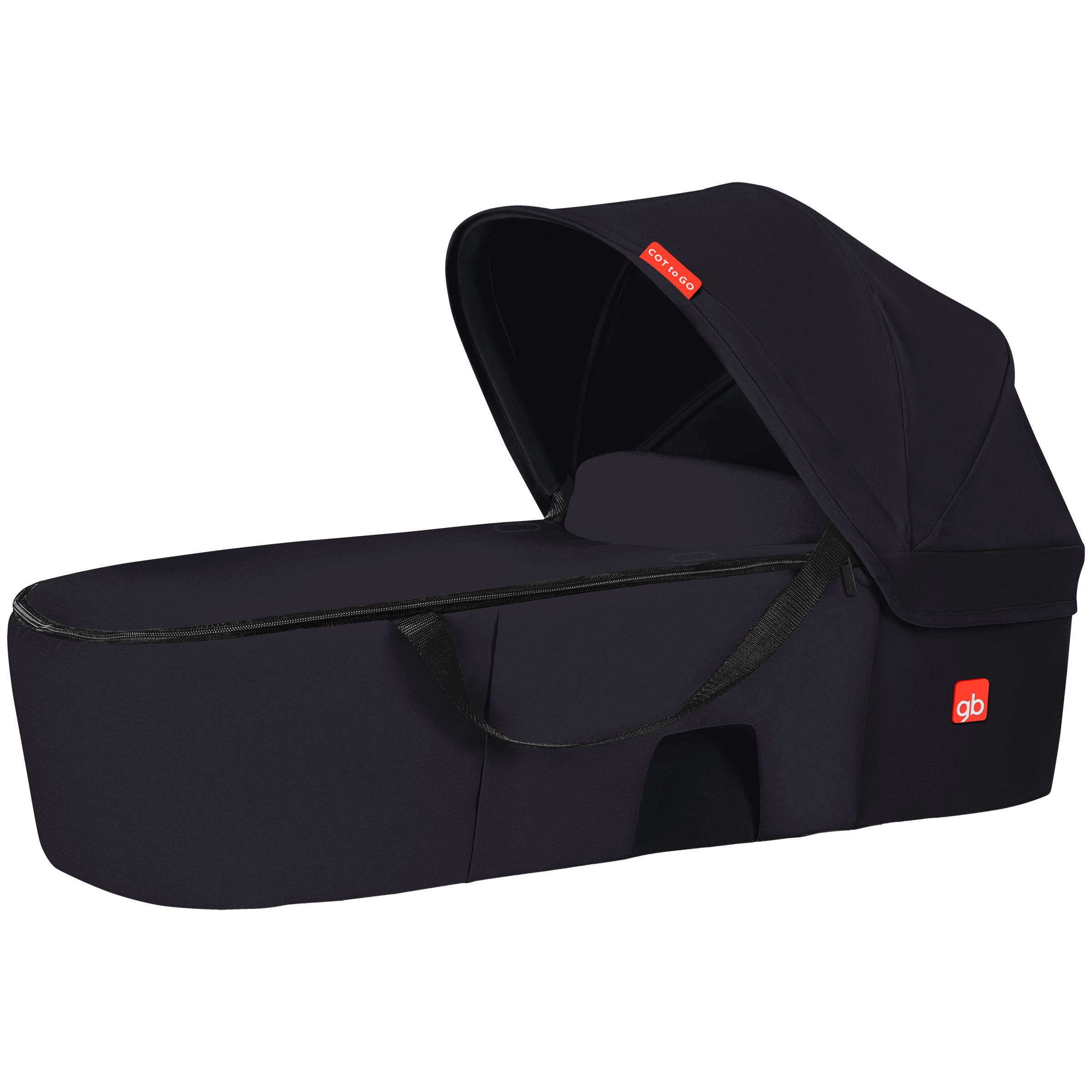 Image of GB Cot To Go Carrycot Satin Black