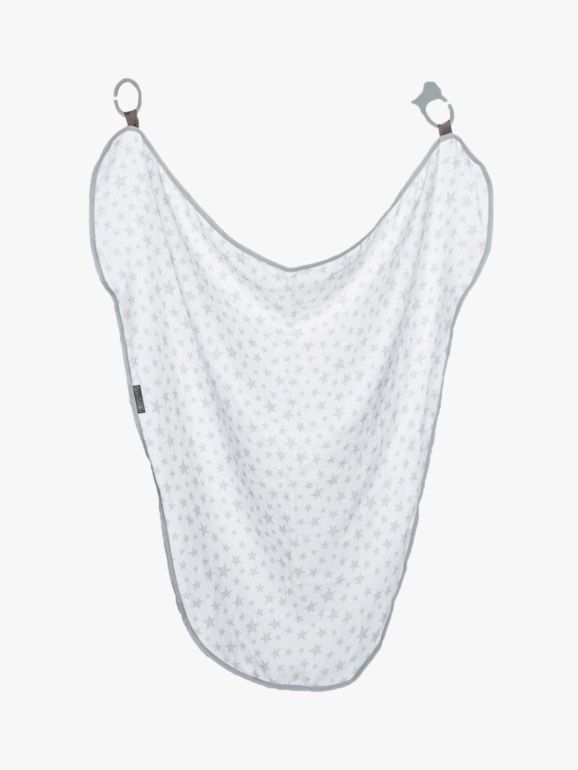 Image of Cheeky Chompers Multimuslin Breastfeeding Cover 6 Clever Uses Silver Stars