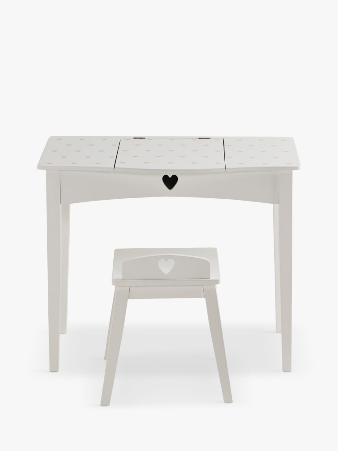 Image of Great Little Trading Co Sweetheart Dressing Table and Stool Set