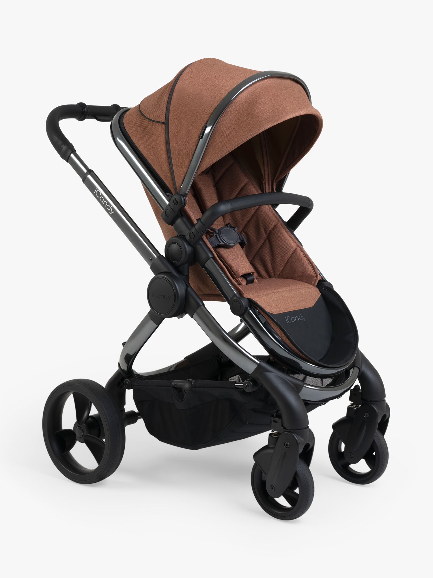 Image of iCandy Peach Phantom Pushchair and Carrycot Terracotta