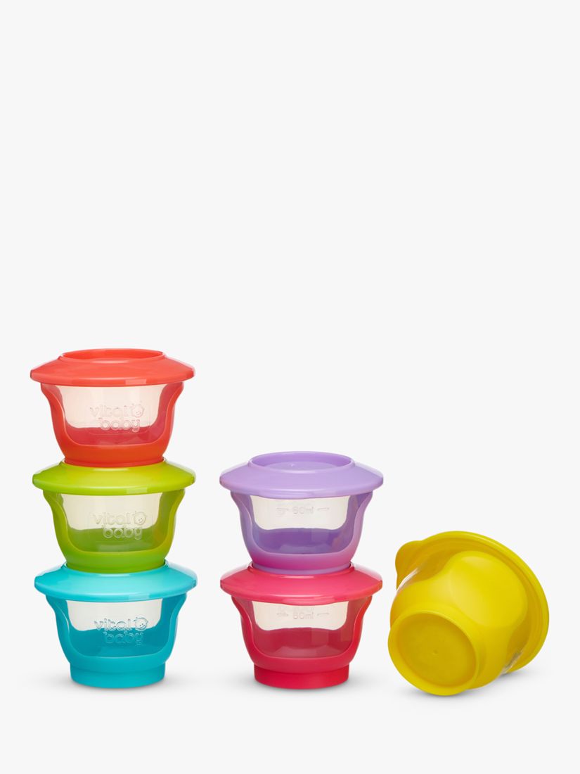 Image of Vital Baby Nourish Store and Wean Pots Pack of 6 60ml