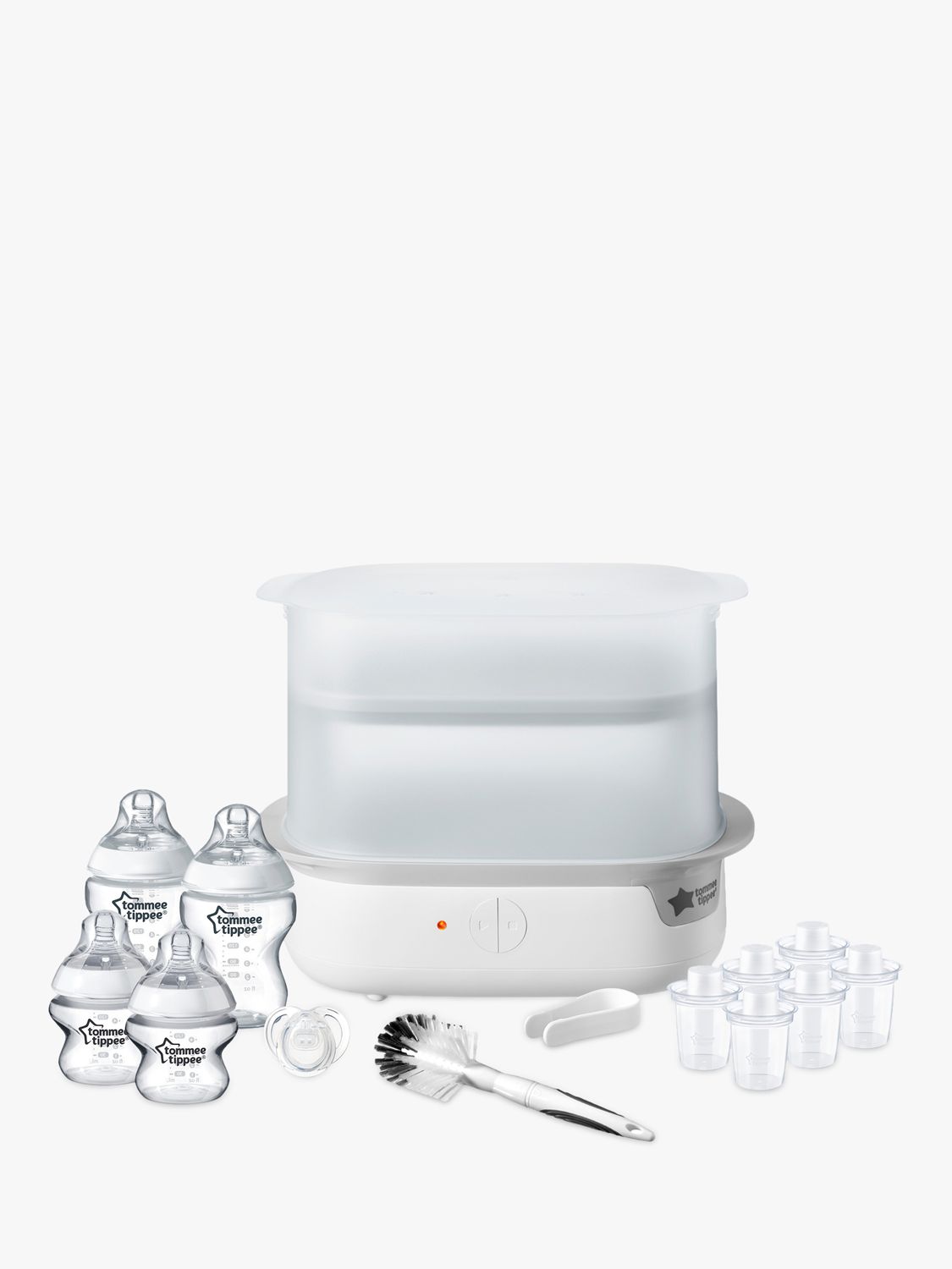 Image of Tommee Tippee SuperSteam Advanced Electric Steriliser Set White
