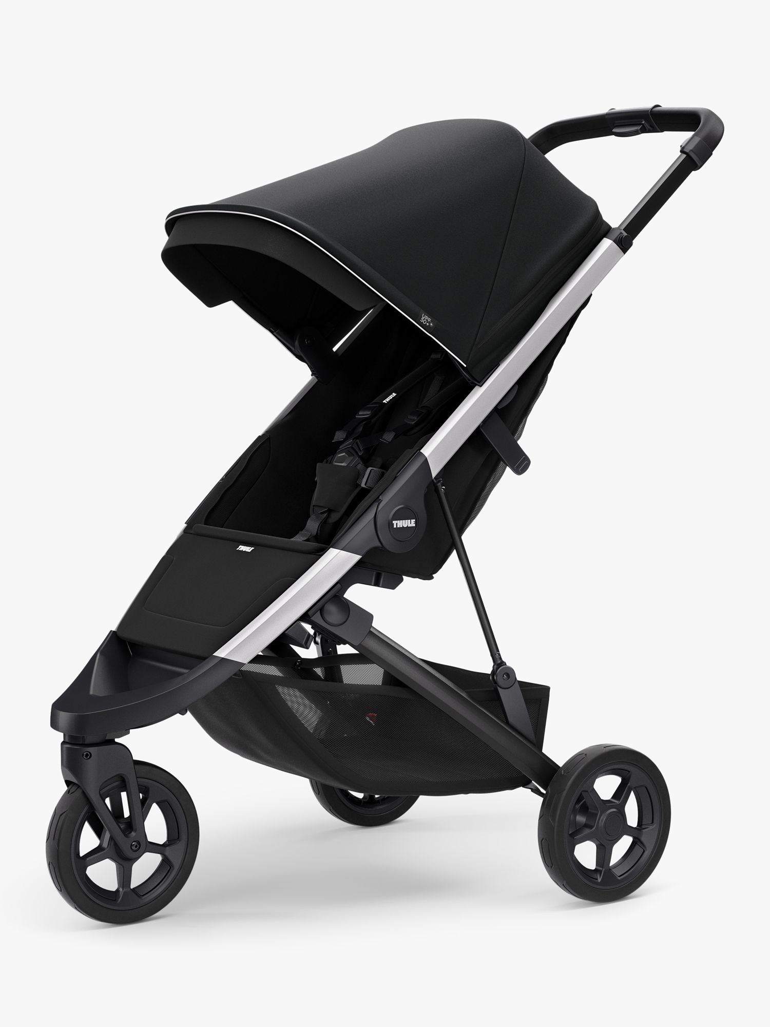 Image of Thule Spring Canopy Pushchair AluminiumMidnight Black