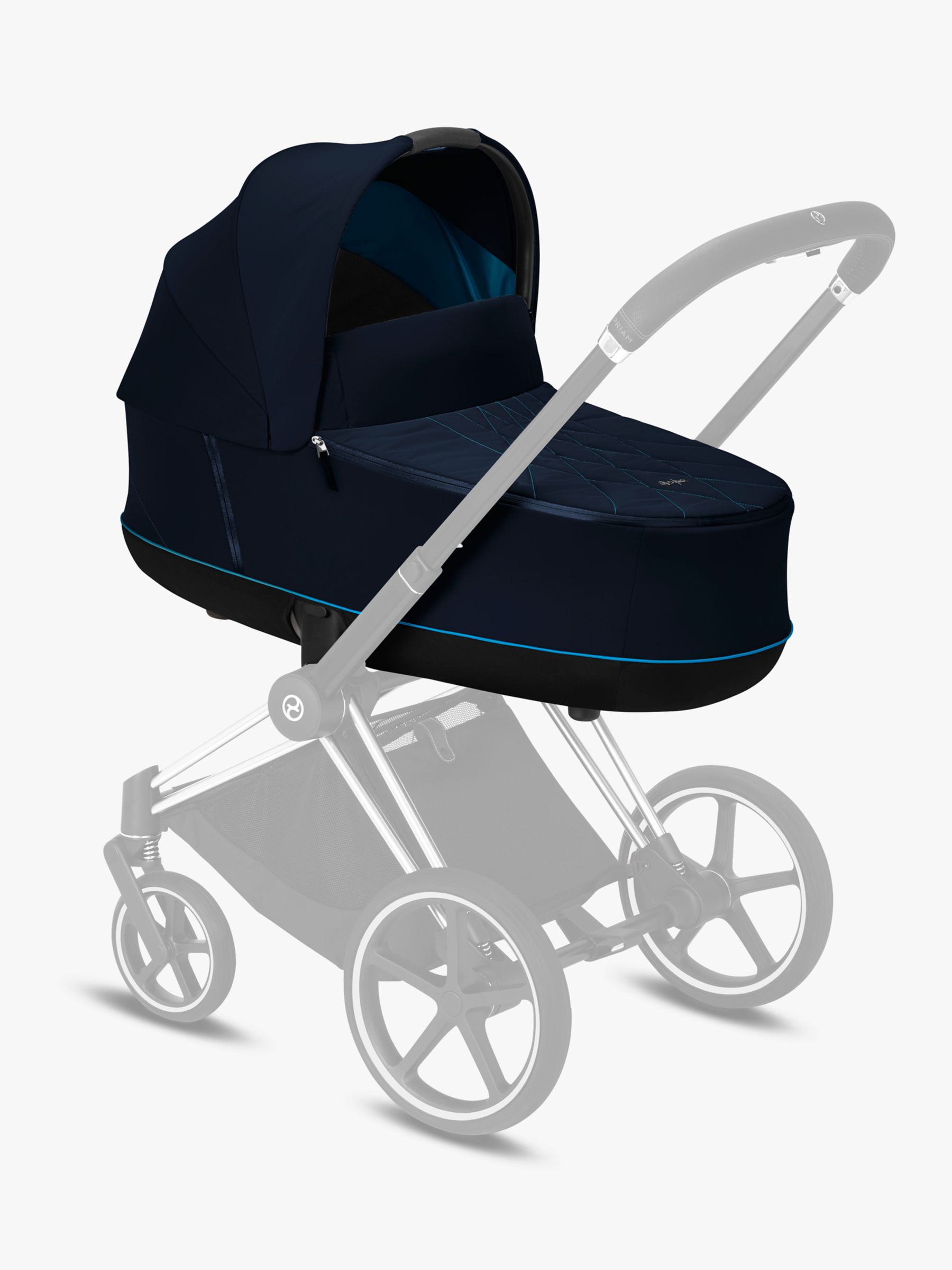 Image of Cybex ePriamPriam Lux Carry Cot Nautical Blue