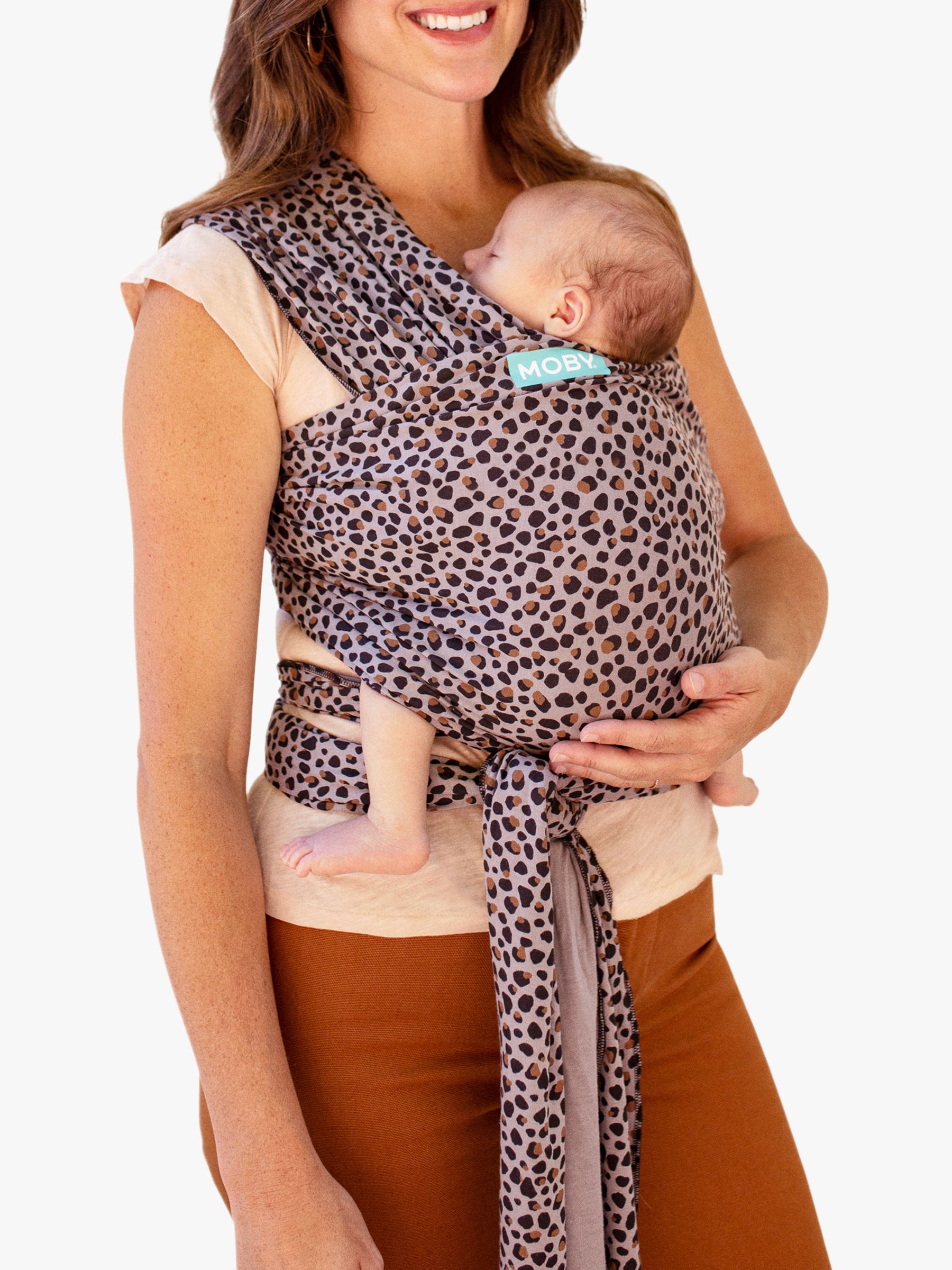Image of MOBY Classic Cotton Wrap Baby Carrier Leopard
