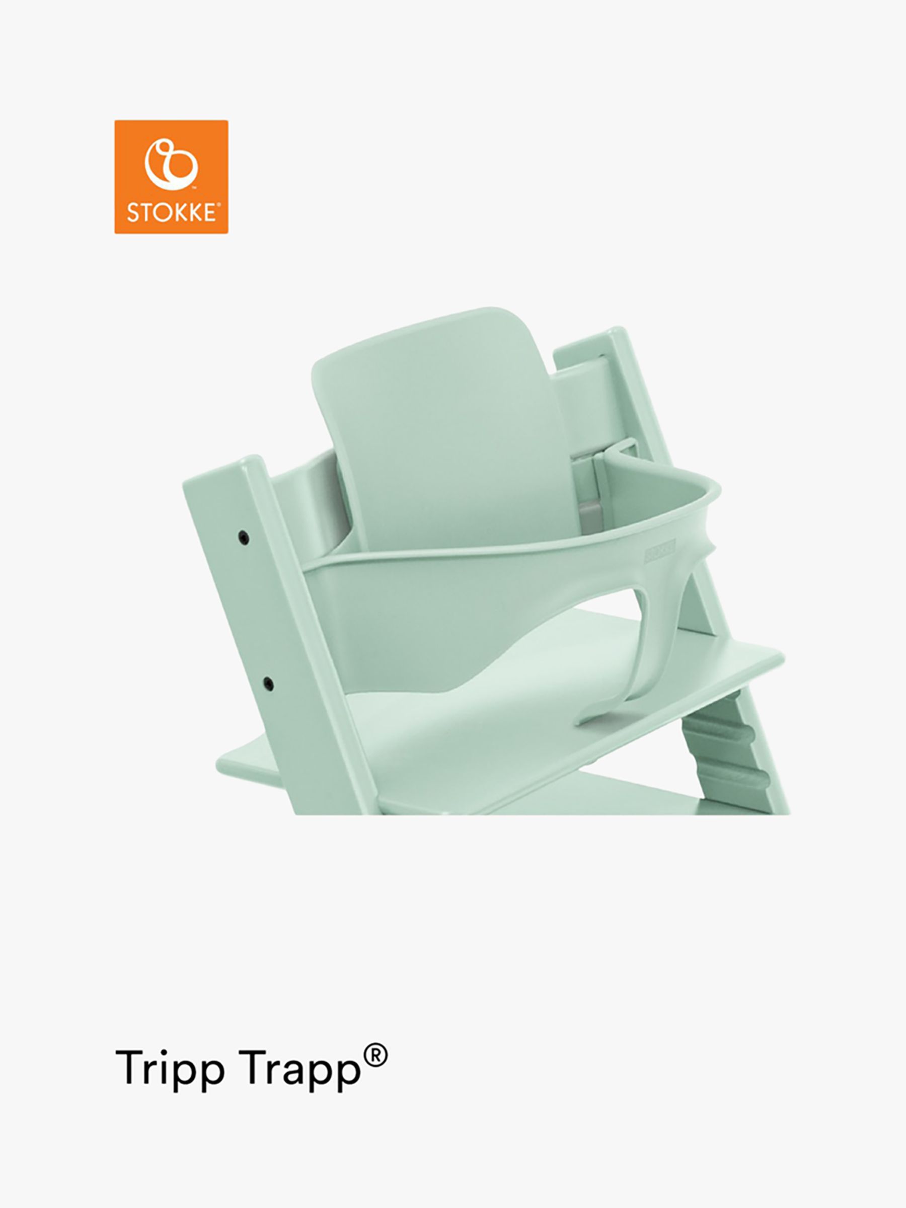 Image of Stokke Tripp Trapp Highchair Baby Set Soft Mint