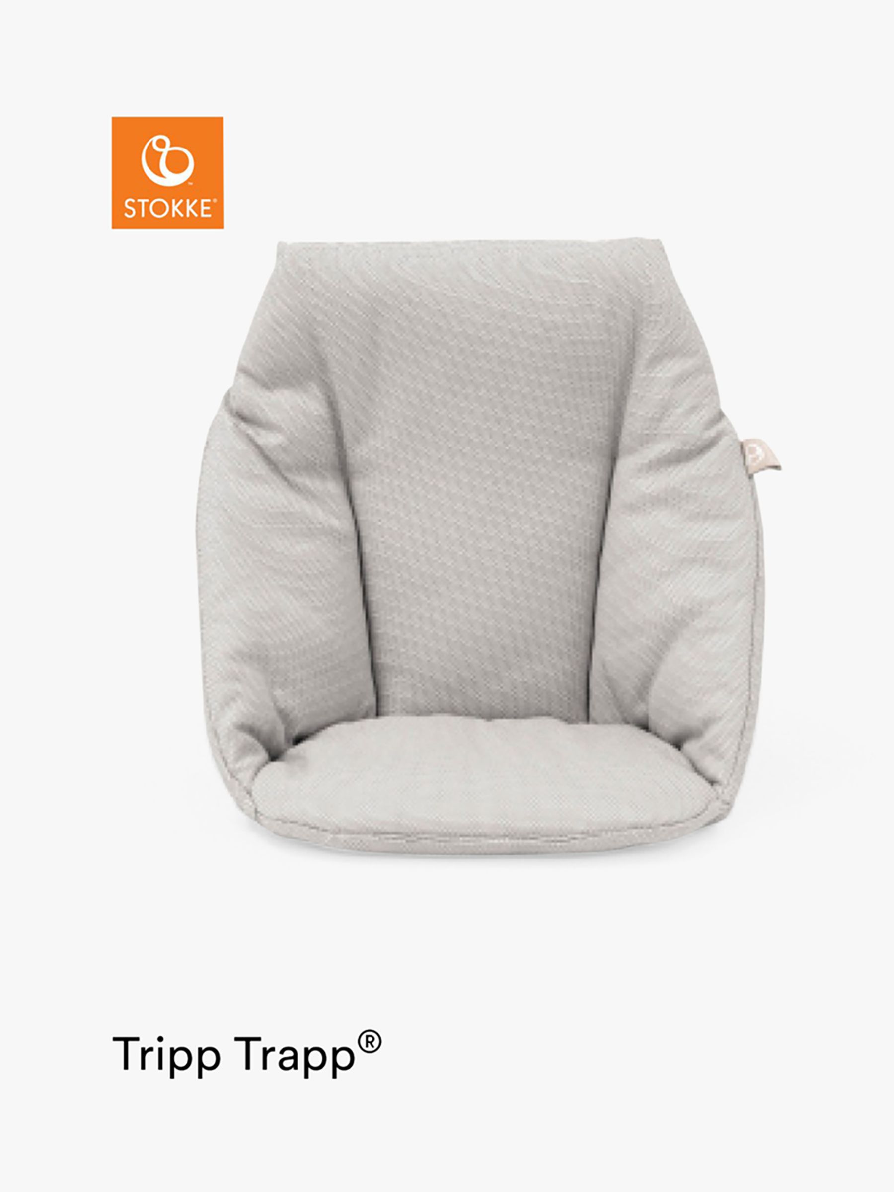 Image of Stokke Tripp Trapp Baby Highchair Cushion Timeless Grey