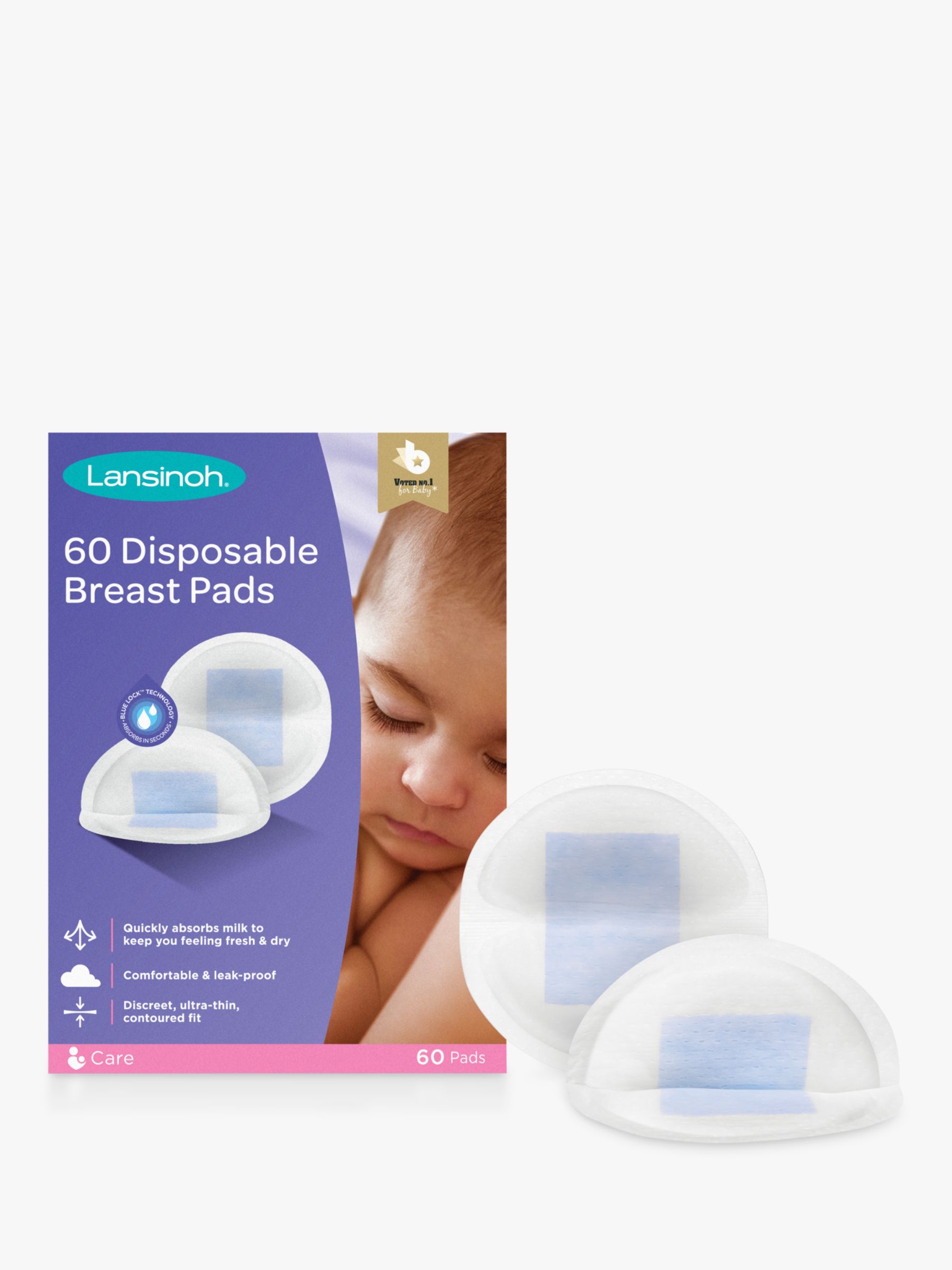Image of Lansinoh Disposable Breast Pads Pack of 60