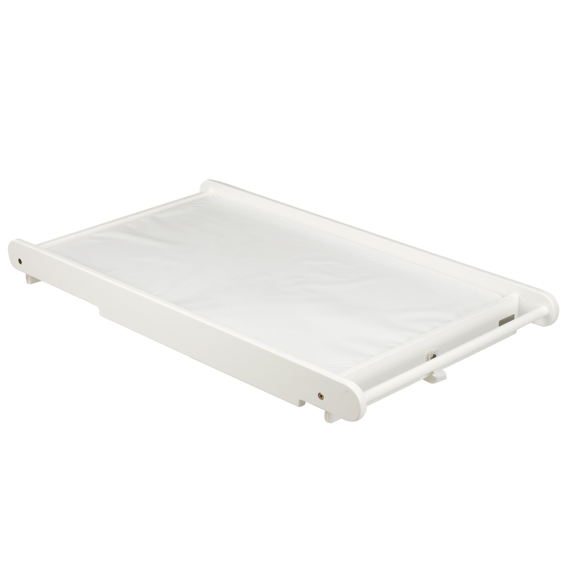 Image of John Lewis and Partners Cot Top Changer and Changing Mat White